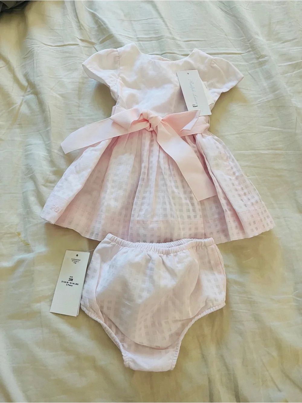 Ralph Lauren Pink Dress Set